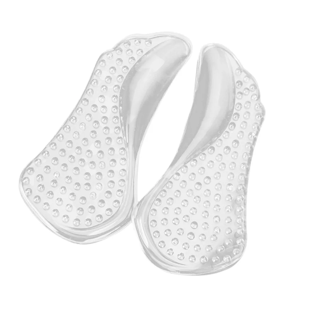 1 Pair Silicone Gel Arch Support Insoles for High-Heel Shoes