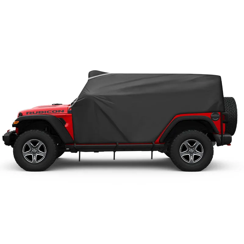 420D Oxford Cab Cover for Jeep Wrangler JK & JL 4 Door Accommodate Light Bar