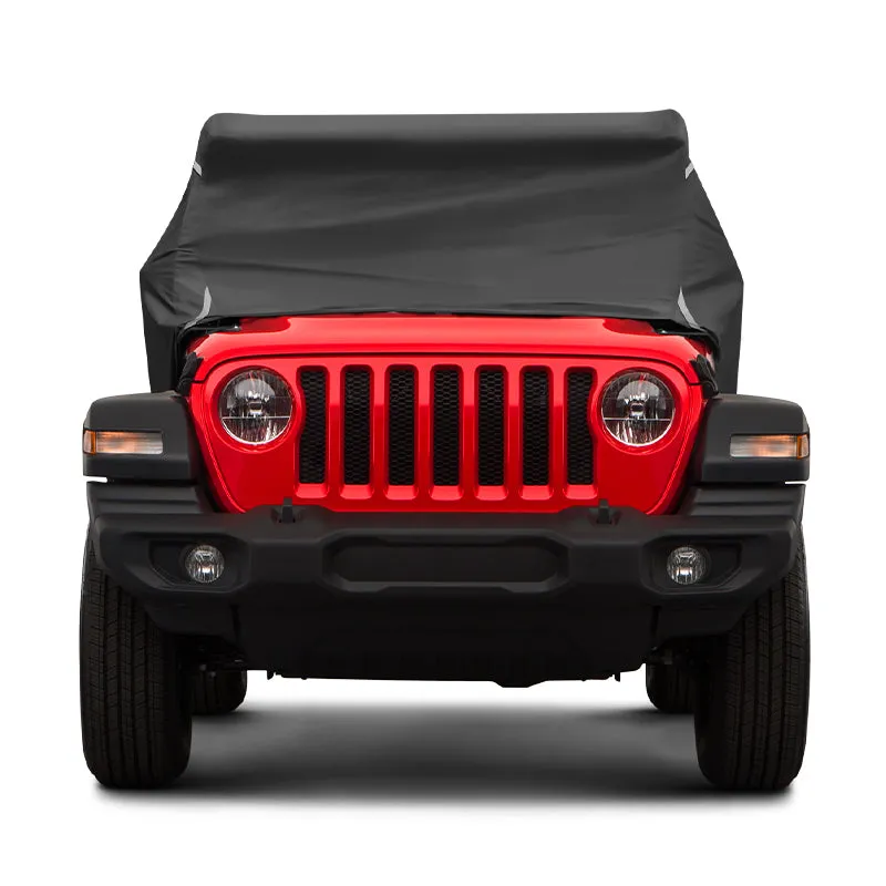 420D Oxford Cab Cover for Jeep Wrangler JK & JL 4 Door Accommodate Light Bar