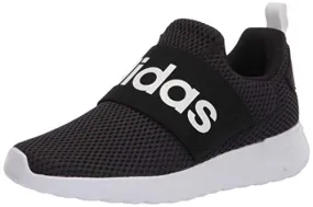 adidas Lite Racer Adapt 4.0 Running Shoes, Black/Black/White, 4 US Unisex Big Kid