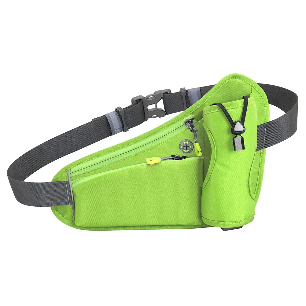 Adjustable Waist Bag Fanny Pack with Water Bottle Holder