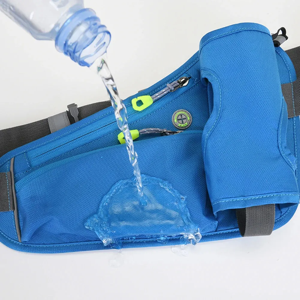 Adjustable Waist Bag Fanny Pack with Water Bottle Holder