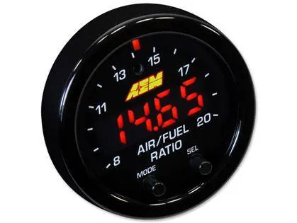 AEM Electronics X-Series Wideband AFR Gauge w/OBDII Connectivity | Universal (aem30-0334)