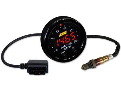 AEM Electronics X-Series Wideband AFR Gauge w/OBDII Connectivity | Universal (aem30-0334)