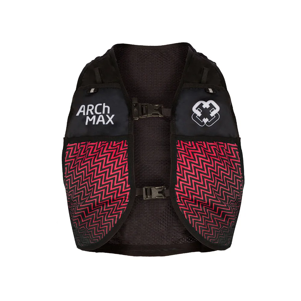 ARCh MAX Hydration Vest 12L Unisex Red   2 Hydraflask 500ml