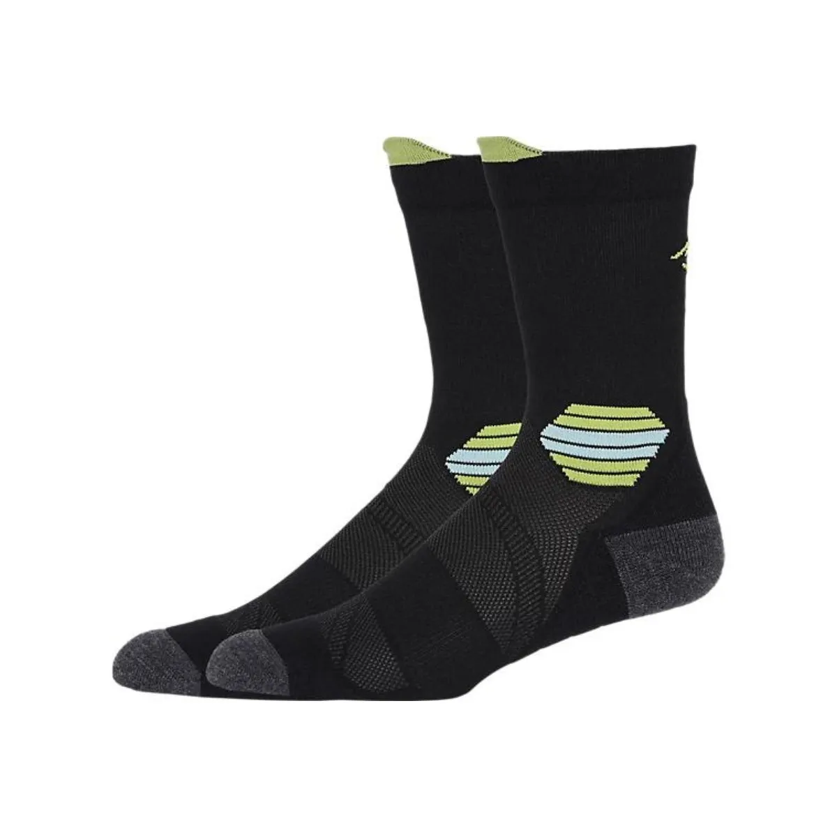 Asics Fujitrail Run Socks Black Green