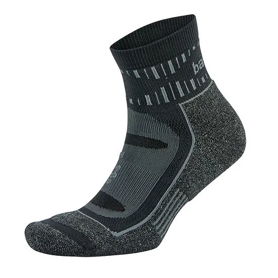 Balega Blister Resist - Grey/Black (Quarter Length)