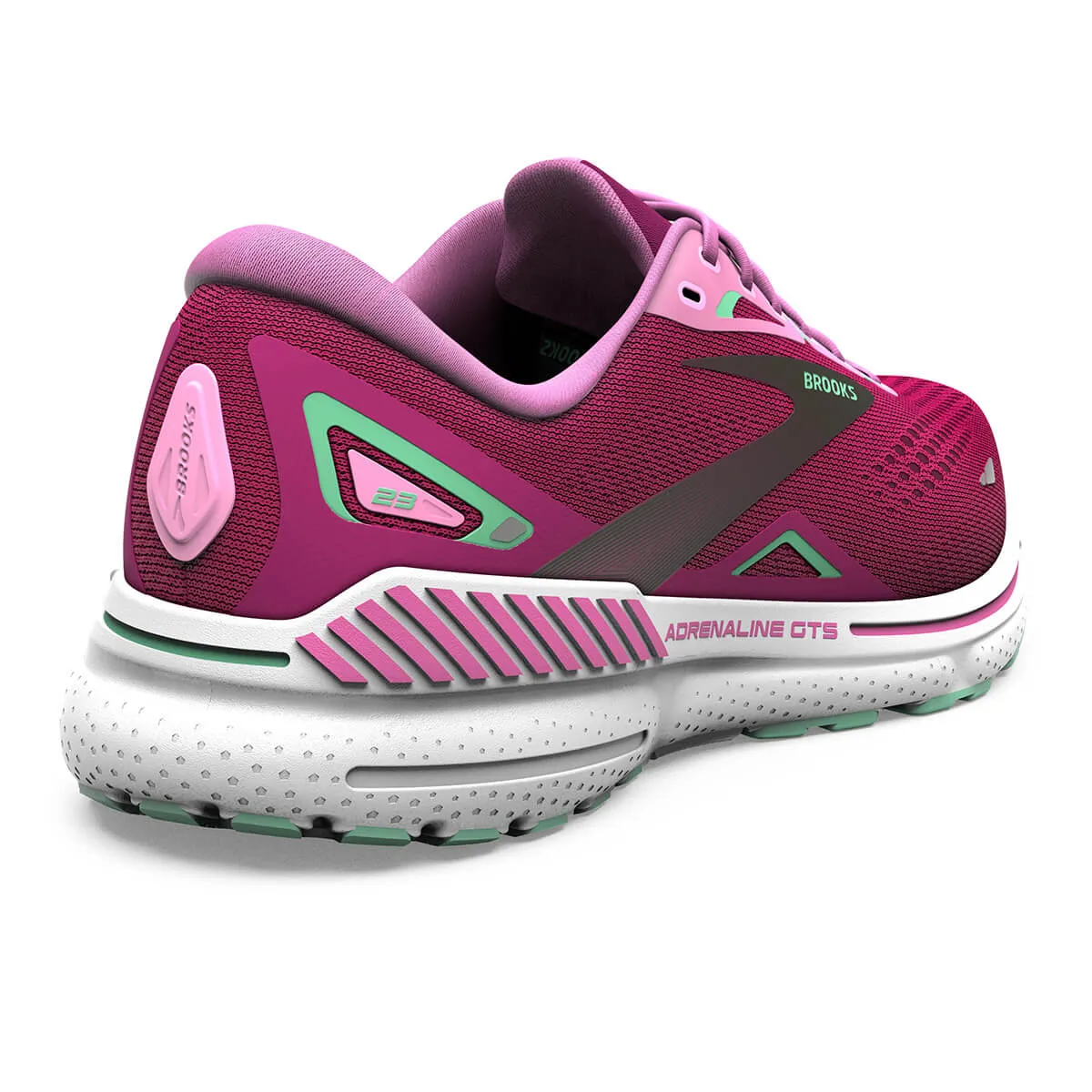 Brooks Adrenaline GTS 23 Womens | Pink/festival Fuchsia/black