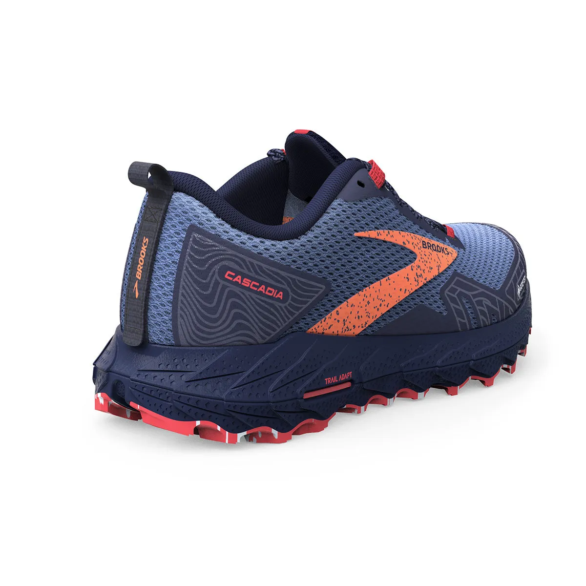 Brooks Cascadia 17 GTX Womens | Navy/bittersweet/peacoat