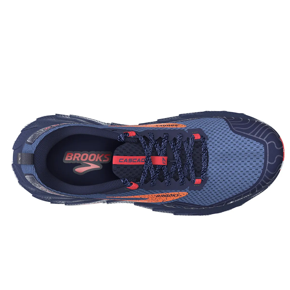 Brooks Cascadia 17 GTX Womens | Navy/bittersweet/peacoat