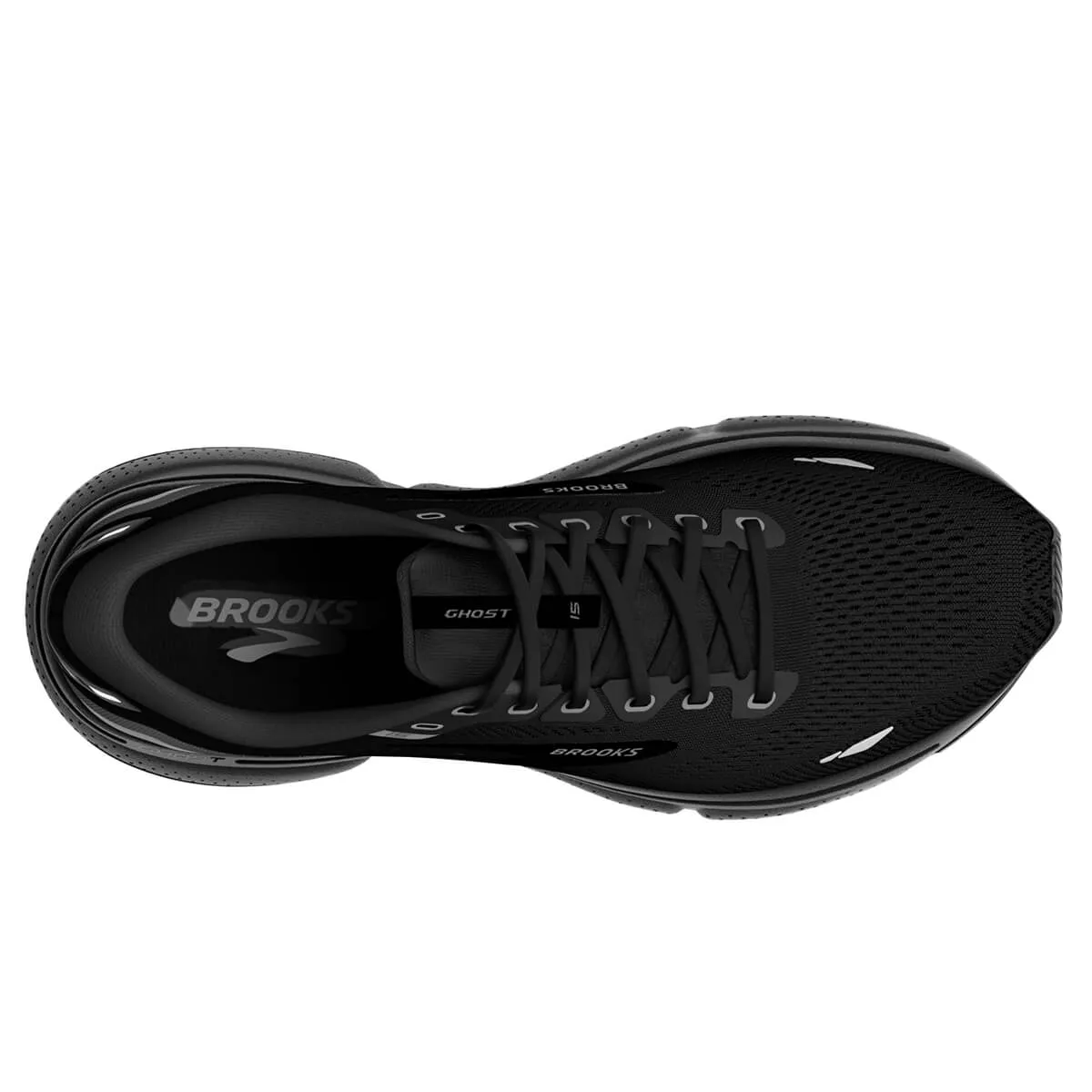 Brooks Ghost 15 Womens | Black/black/ebony