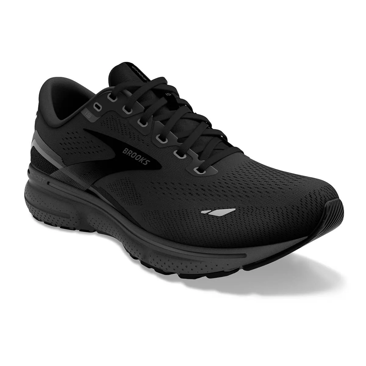 Brooks Ghost 15 Womens | Black/black/ebony