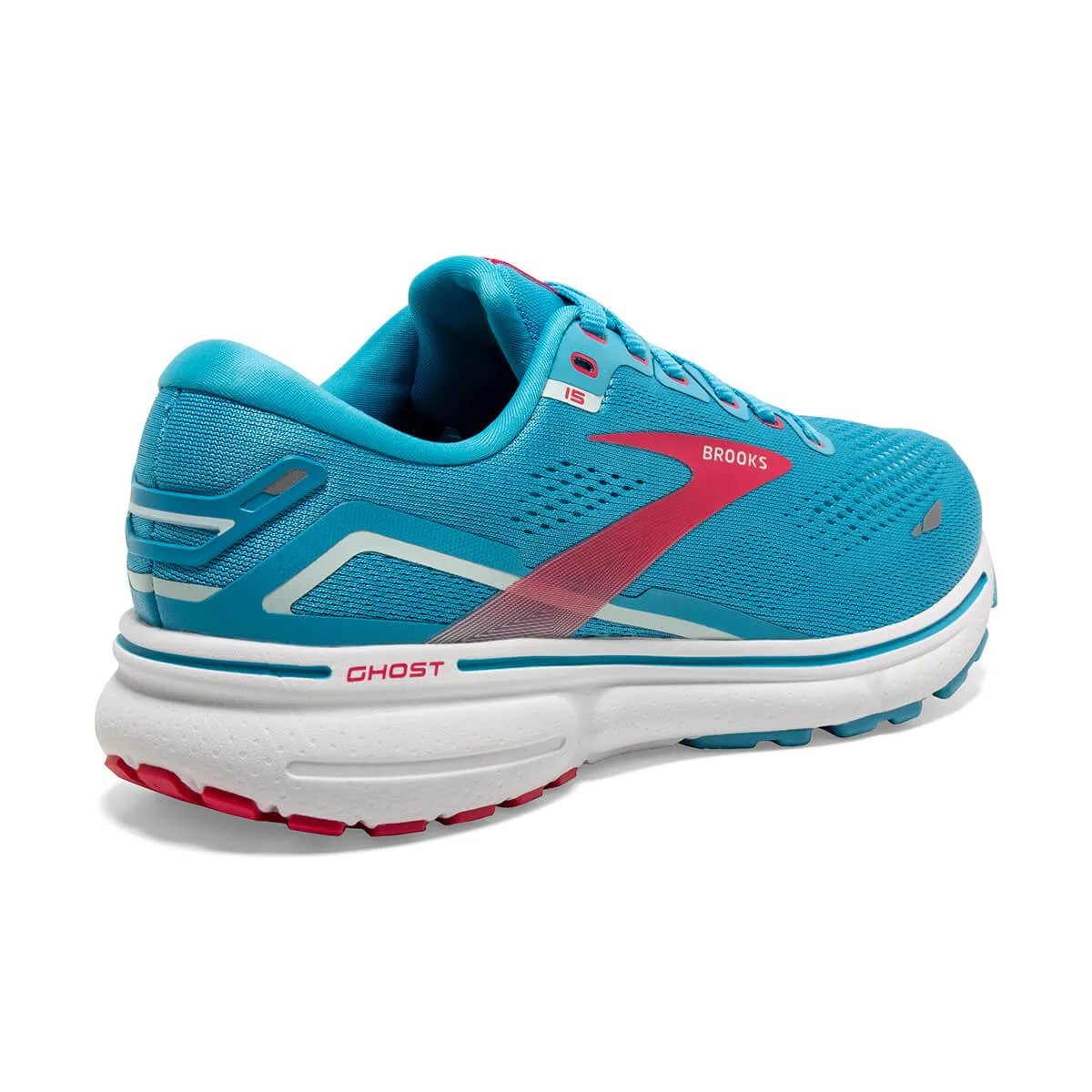 Brooks Ghost 15 Womens | Blue/raspberry/skylight