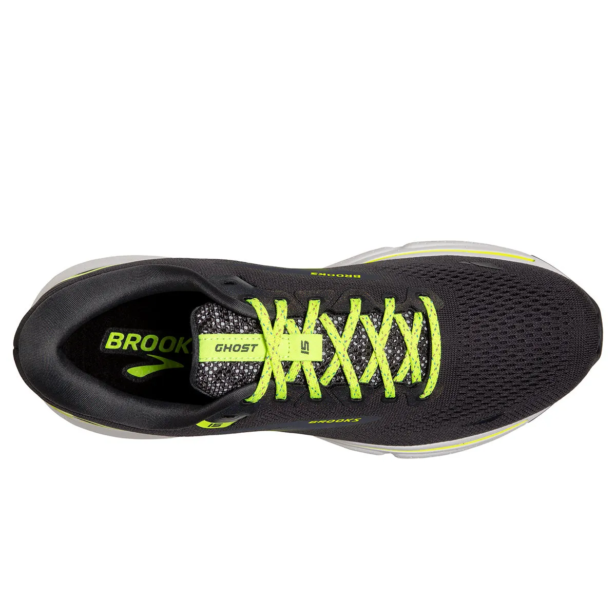 Brooks Ghost 15 Womens | Ebony/white/nightlife