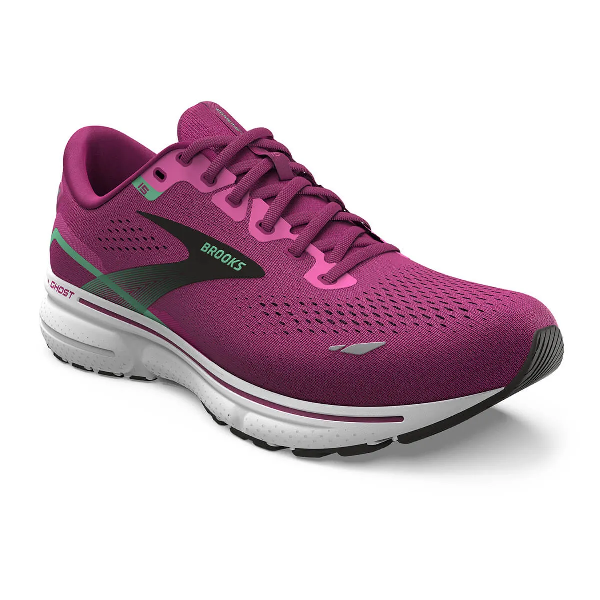 Brooks Ghost 15 Womens | Pink/festival Fuchsia/black