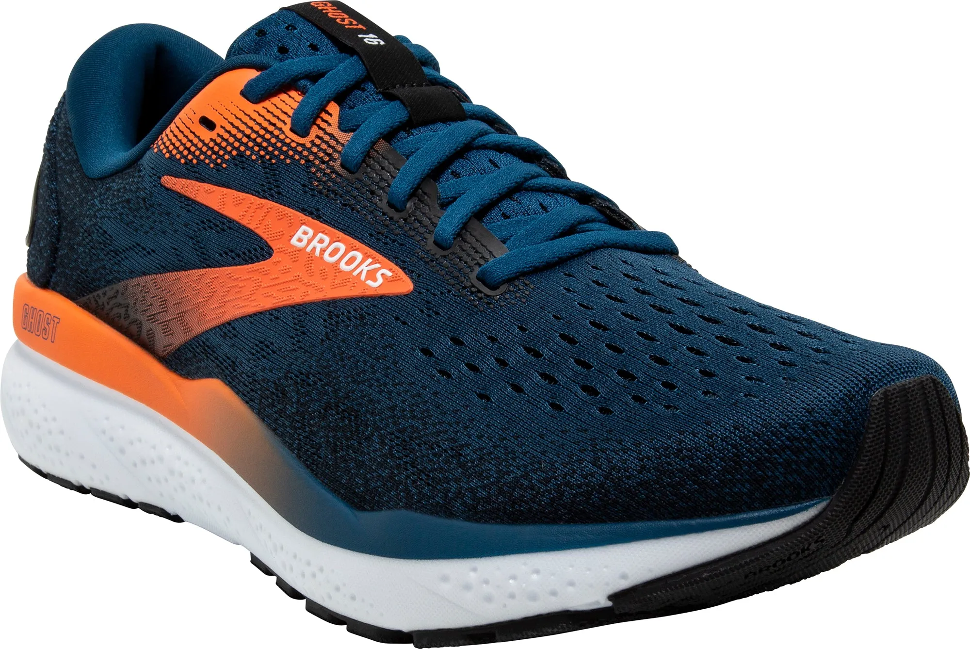 Brooks Ghost 16 Mens Running Shoes - Navy