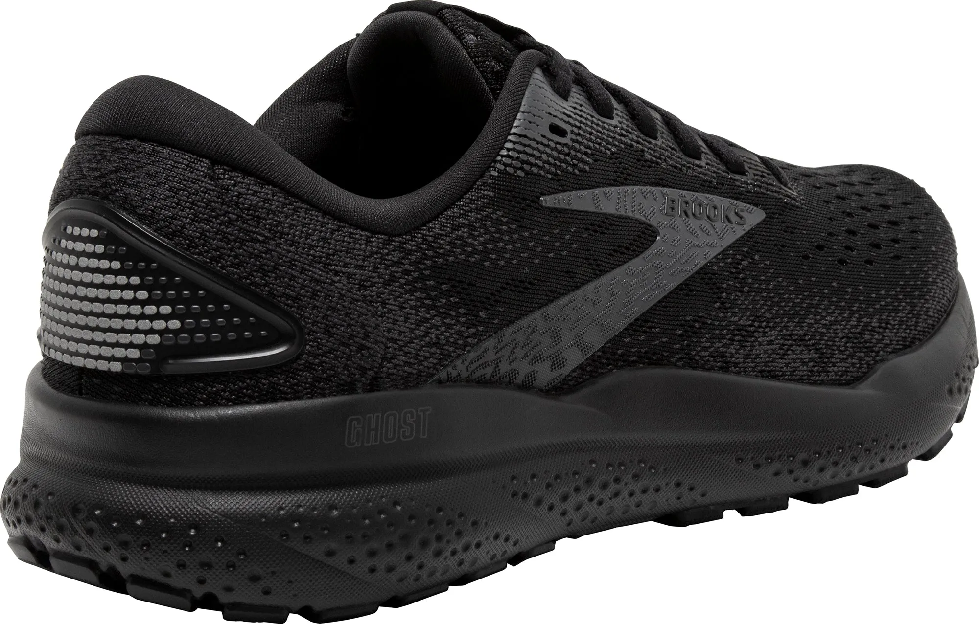 Brooks Ghost 16 WIDE FIT (2E) Mens Running Shoes - Black