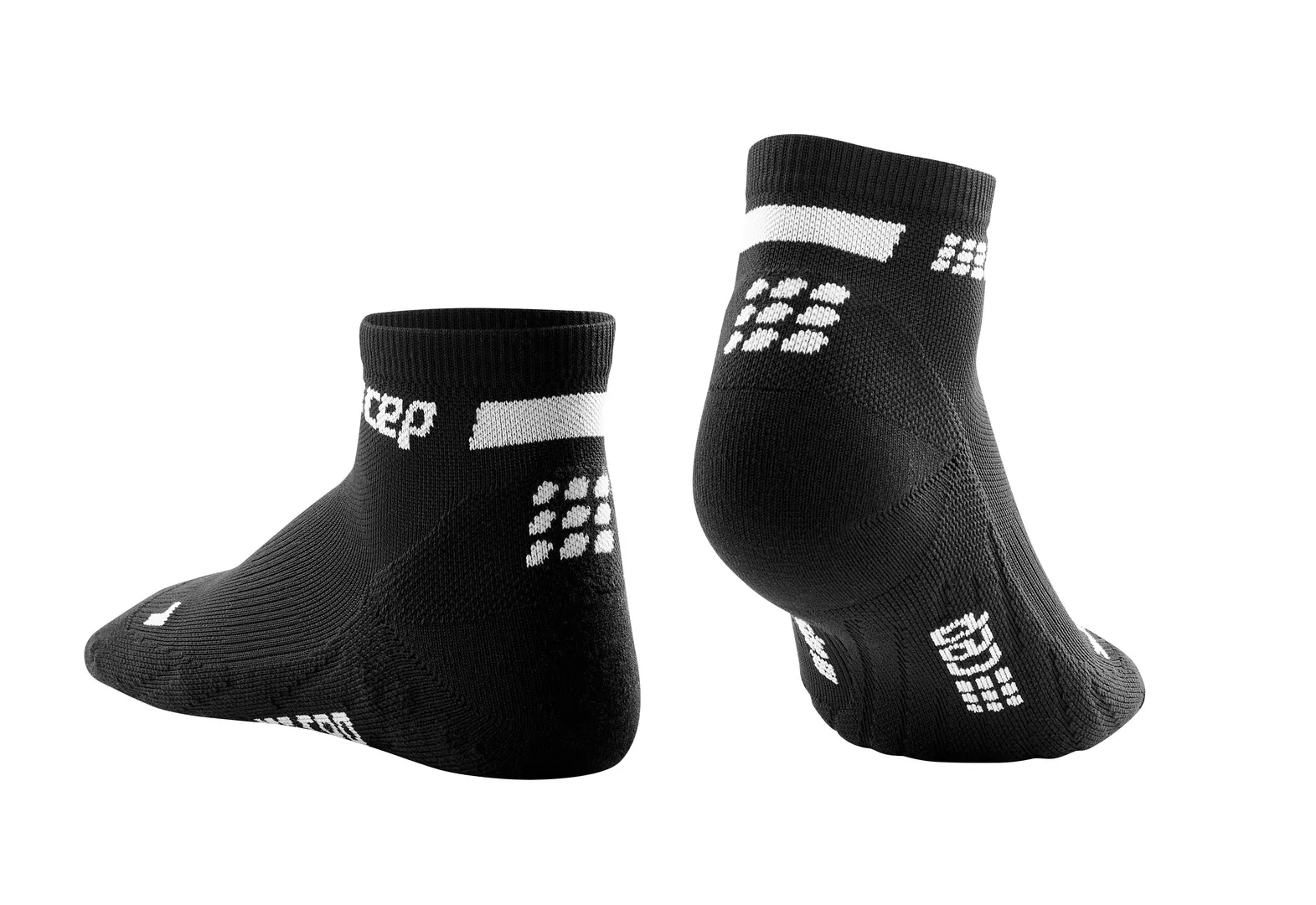 CEP Men's The Run Socks Low Cut V4 - Black