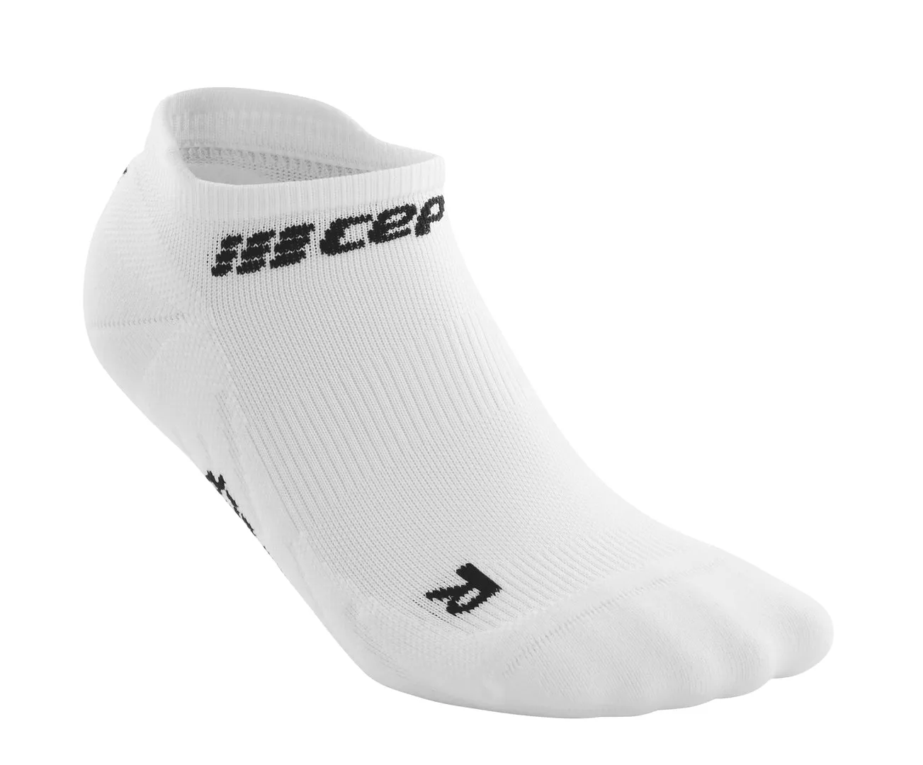 CEP Men's The Run Socks No Show V4 - White ( WP360R )