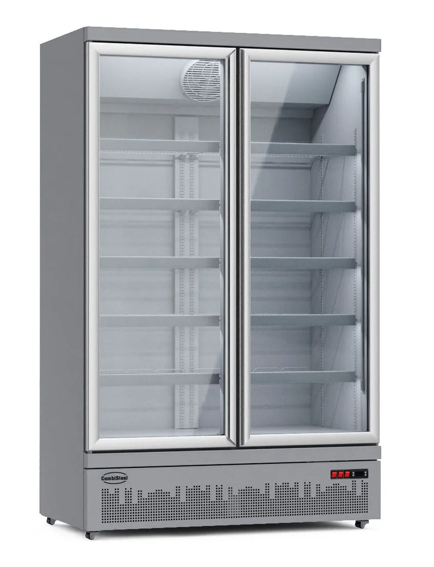 Combisteel Double Glass Door Display Freezer JDE-1000F - 7455.2215