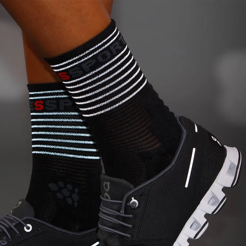 COMPRESSPORT Unisex's Pro Racing Socks Flash Black - XU00009B_990