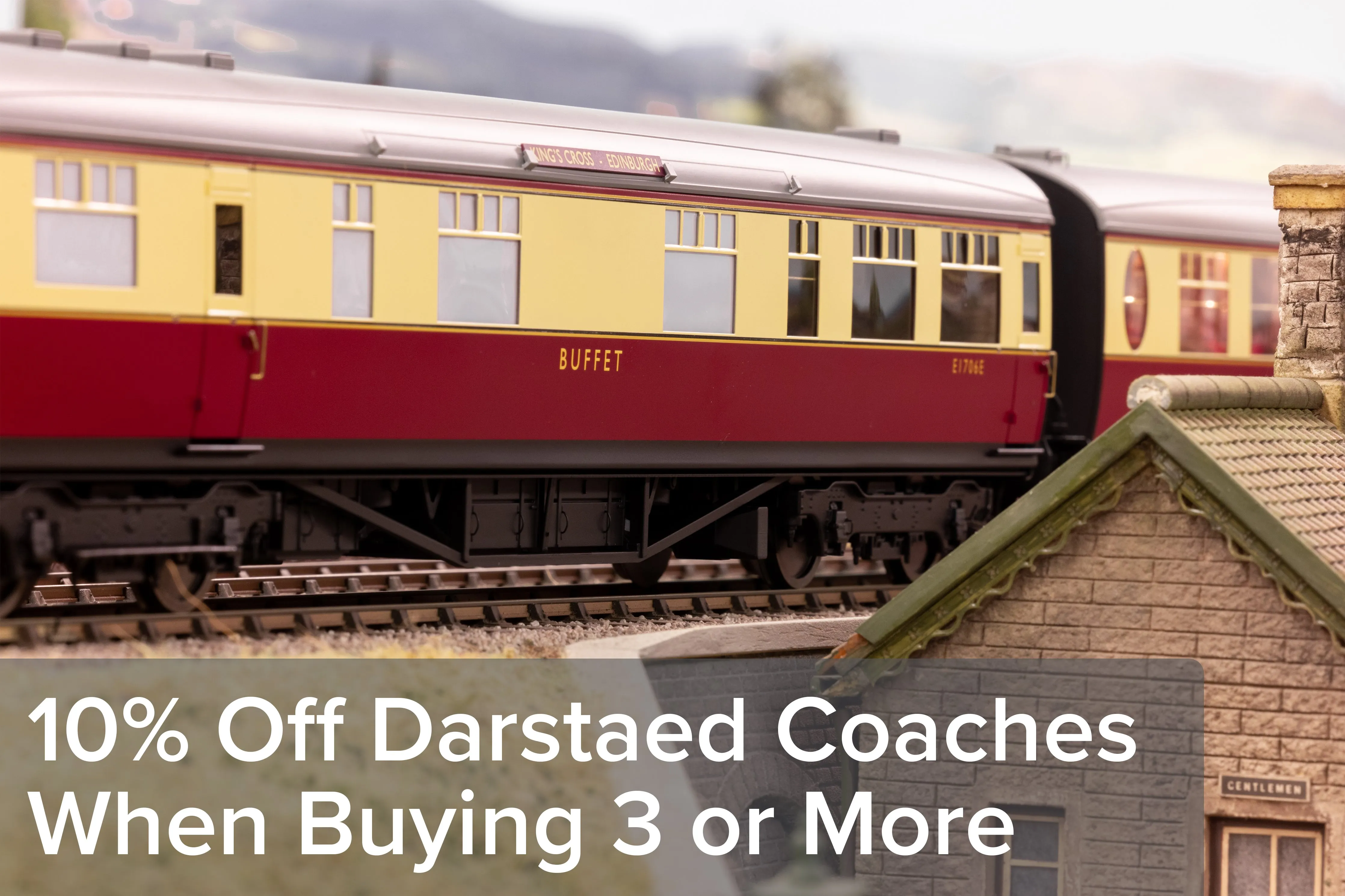 Darstaed D23-4-3 7mm Finescale O Gauge BR 57' Mk1 Suburban Second Class (S) Coach, BR Crimson