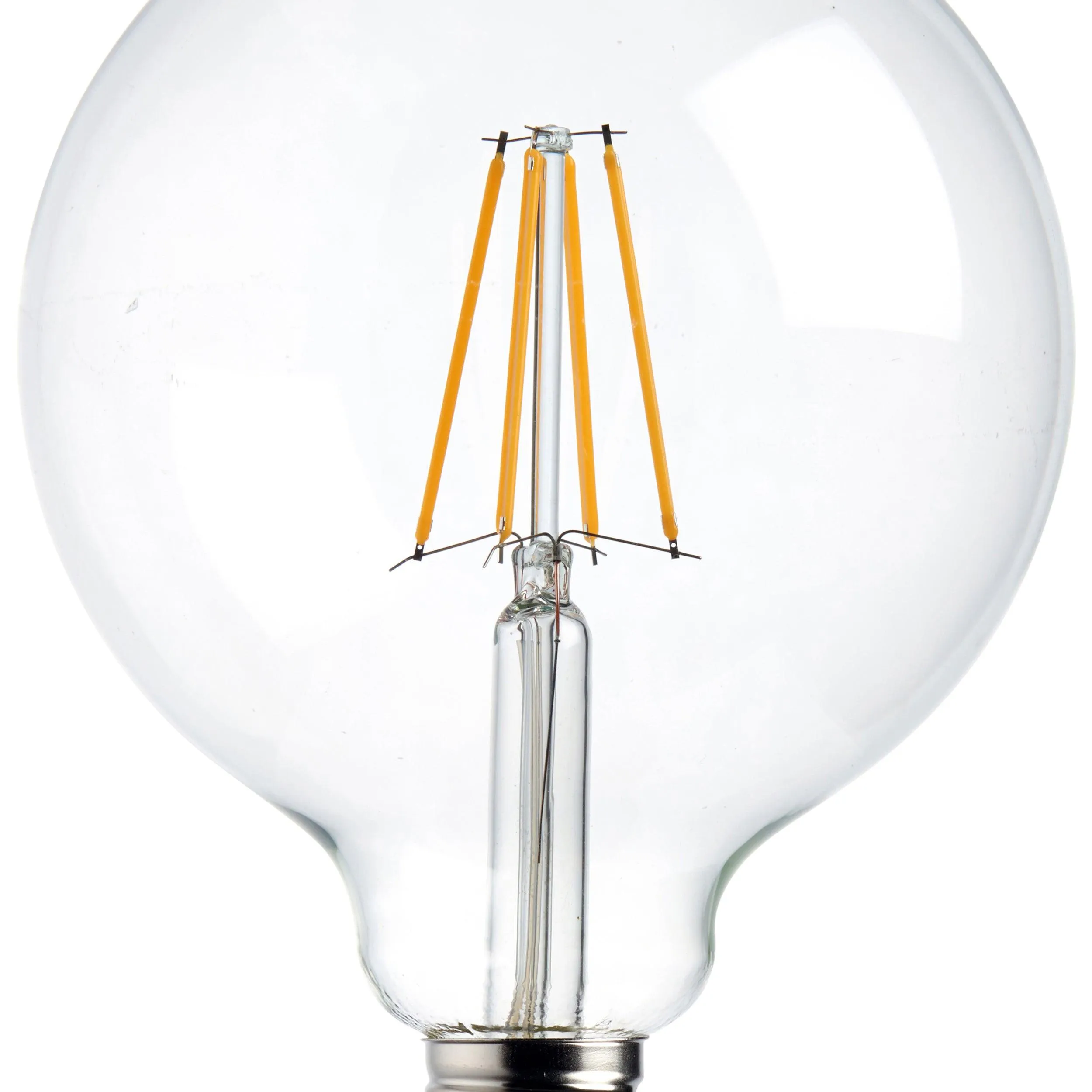 E27 LED Filament Globe Dimmable Lamp Bulb 125mm 7W