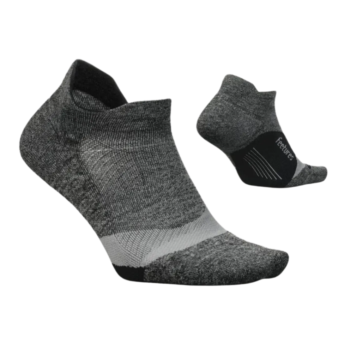 Feetures - Elite Light Cushion No-Show Tab - Grey