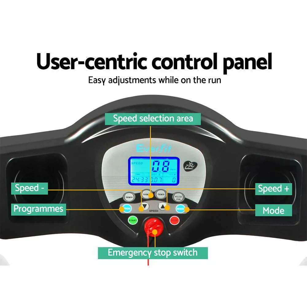 Foldable Electric Treadmill w/ 12 Programs, LCD & Pulse Sensor - Everfit