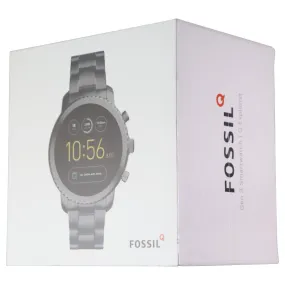 Fossil Q Explorist Gen 3 Stainless Steel 46mm Smartwatch - Smoke