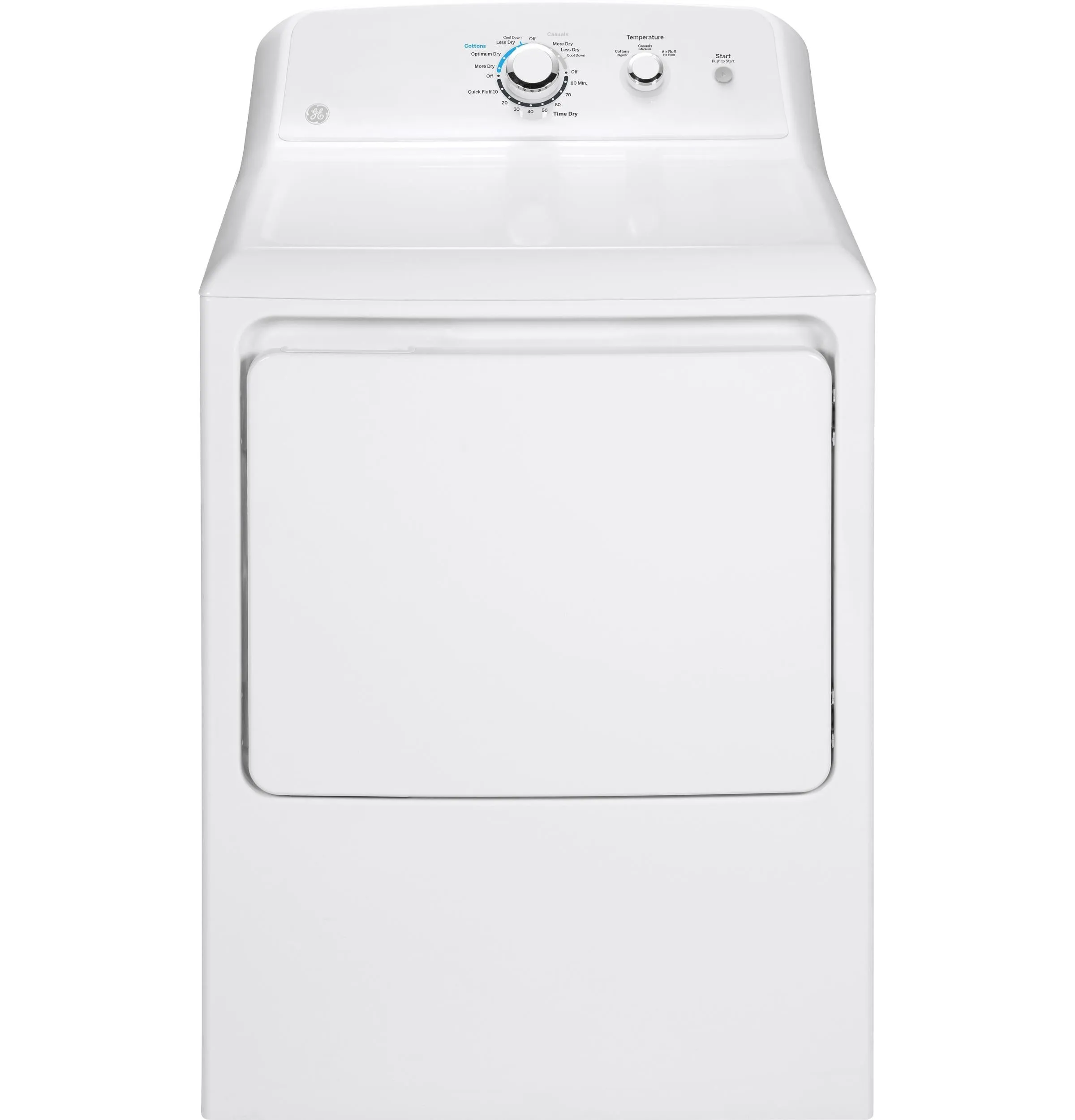 GTX33EASKWW GE 6.2 cu. ft. Capacity Electric&#x00A0;Dryer&#x00A0;with Up To 120 ft. Venting and Shallow Depth&#x200B;