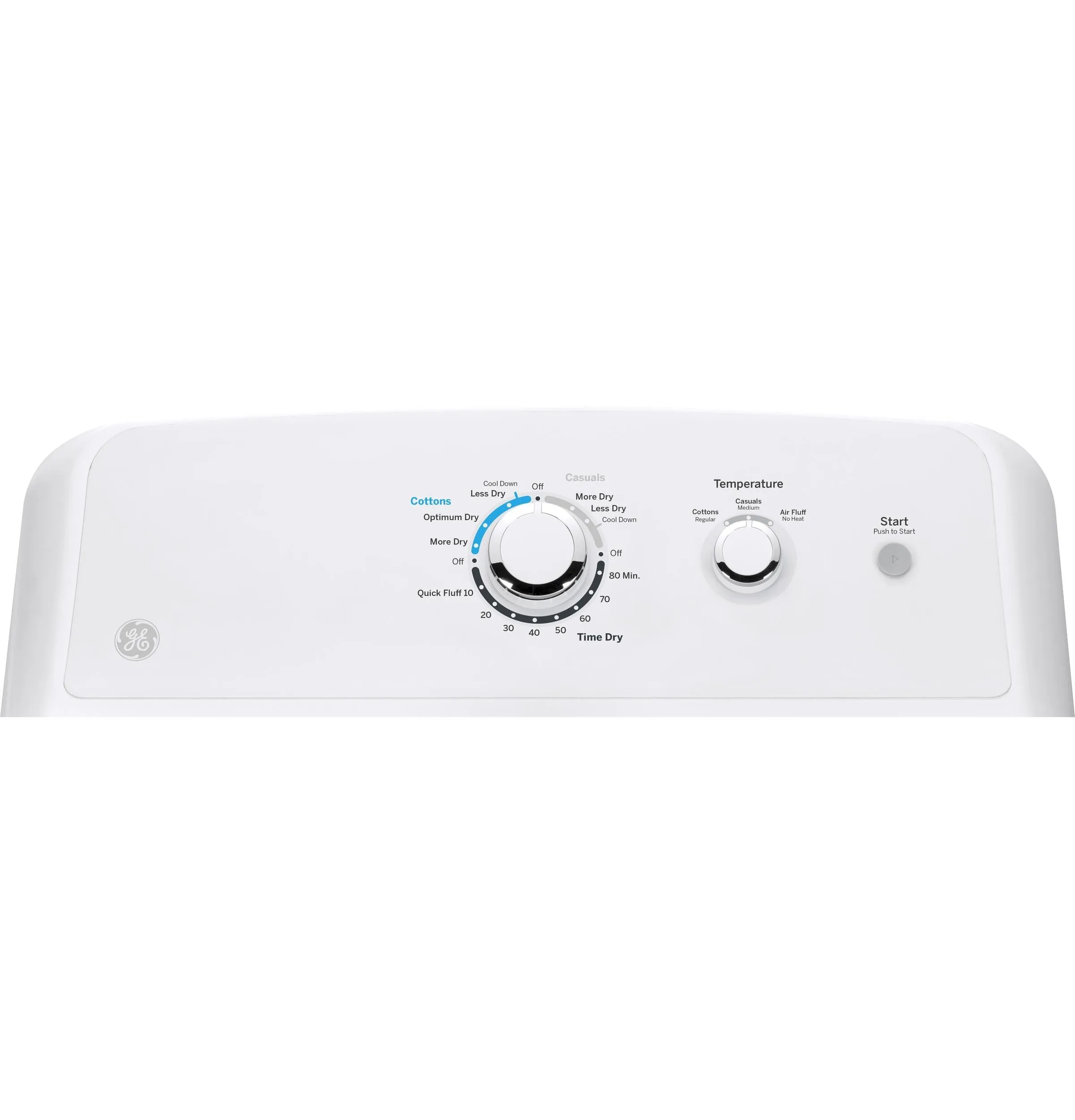 GTX33EASKWW GE 6.2 cu. ft. Capacity Electric&#x00A0;Dryer&#x00A0;with Up To 120 ft. Venting and Shallow Depth&#x200B;