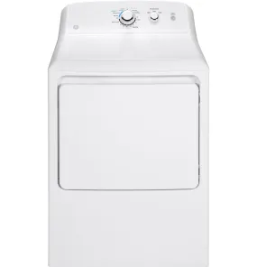 GTX33GASKWW GE 6.2 cu. ft. Capacity Gas&#x00A0;Dryer&#x00A0;with Up To 120 ft. Venting and Shallow Depth&#x200B;