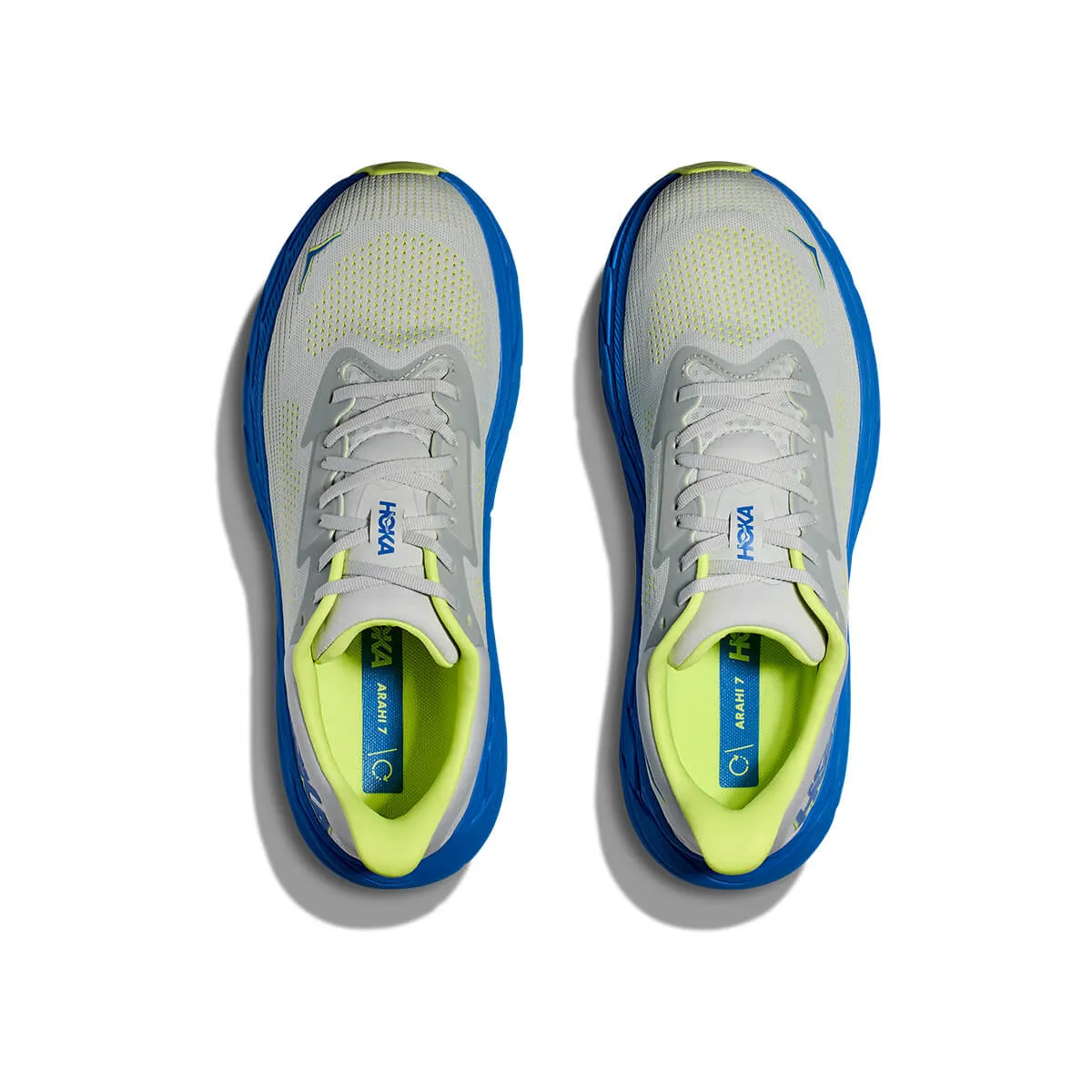 Hoka Arahi 7 Mens | Stardust / Electric Cobalt