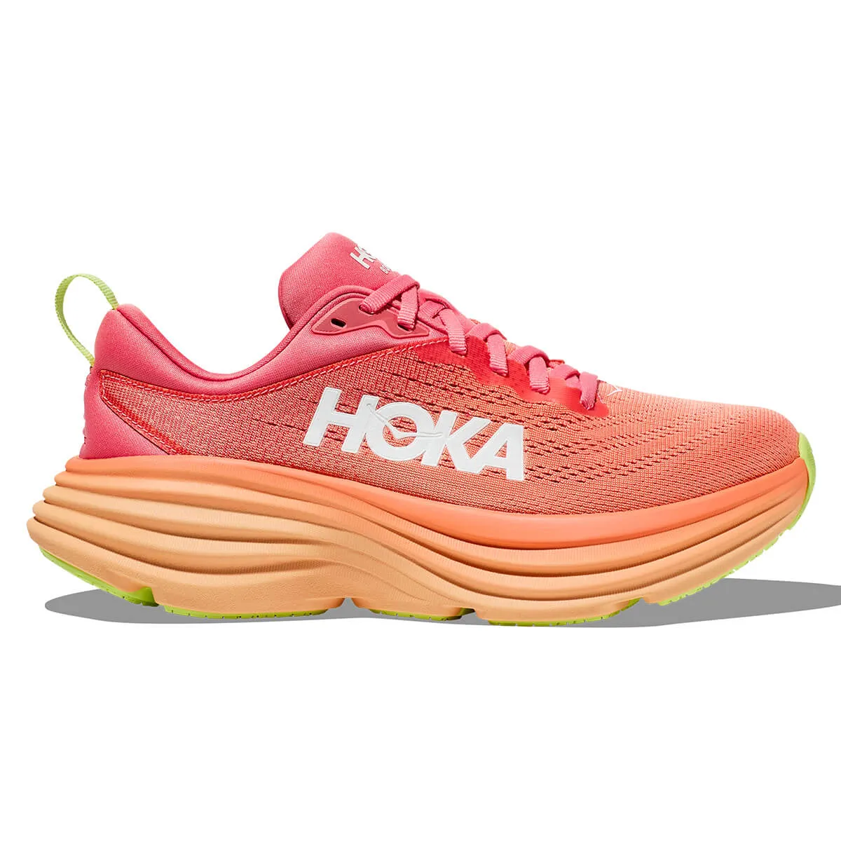 Hoka Bondi 8 Womens | Coral / Papaya