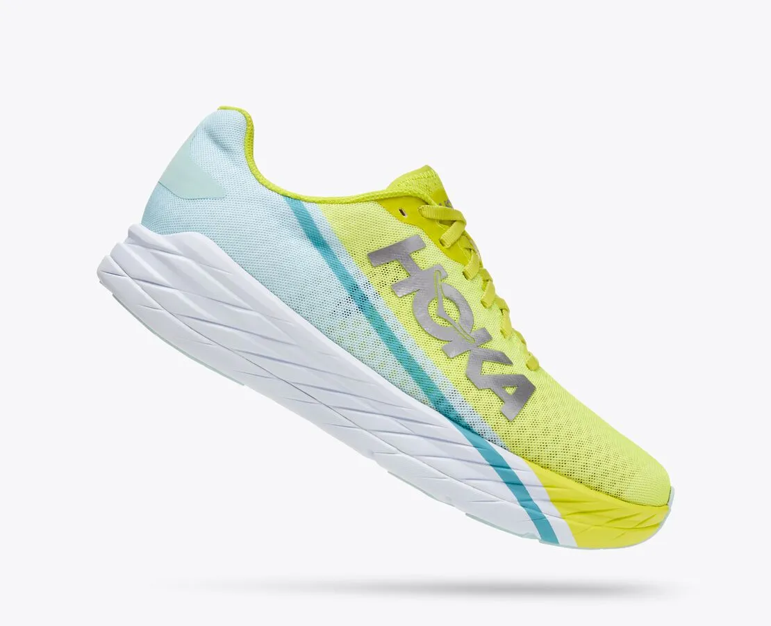 HOKA Unisex's Rocket X - Blue Glass/Evening Primrose