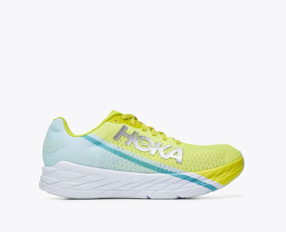 HOKA Unisex's Rocket X - Blue Glass/Evening Primrose