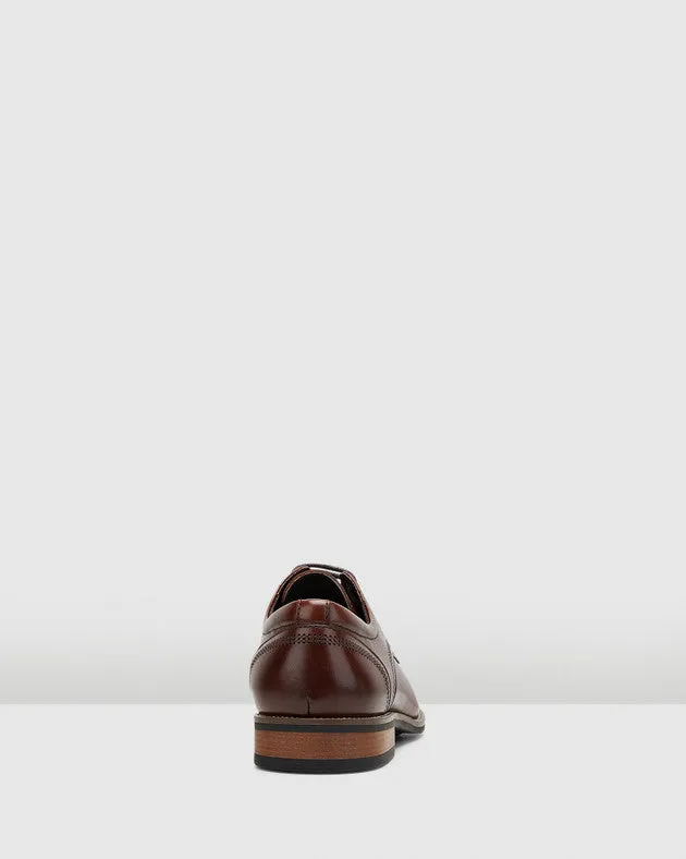 HUSH PUPPIES WHALE - COGNAC BURNISH