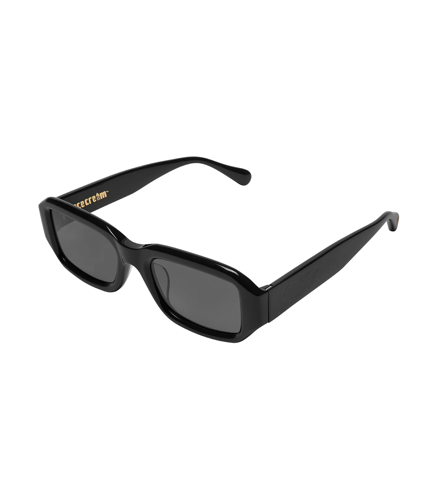 Sure! Heres an optimized title for your e-commerce product with descriptive modifiers:

Black/Black ICECREAM Running Dog Sunglasses - Stylish and Sporty Eyewear