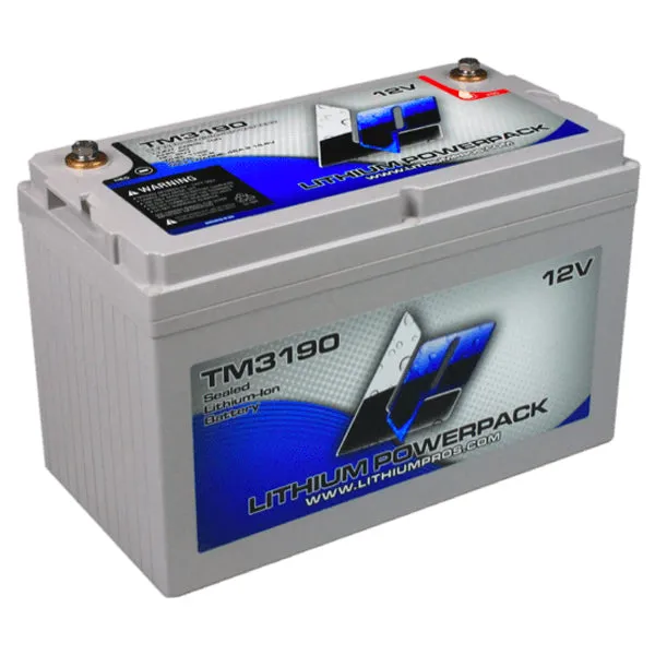 Lithium Pros TM3190 Lithium Ion Powerpack 12.8V/90 Ah Marine Battery - Trolling/Deep Cycle