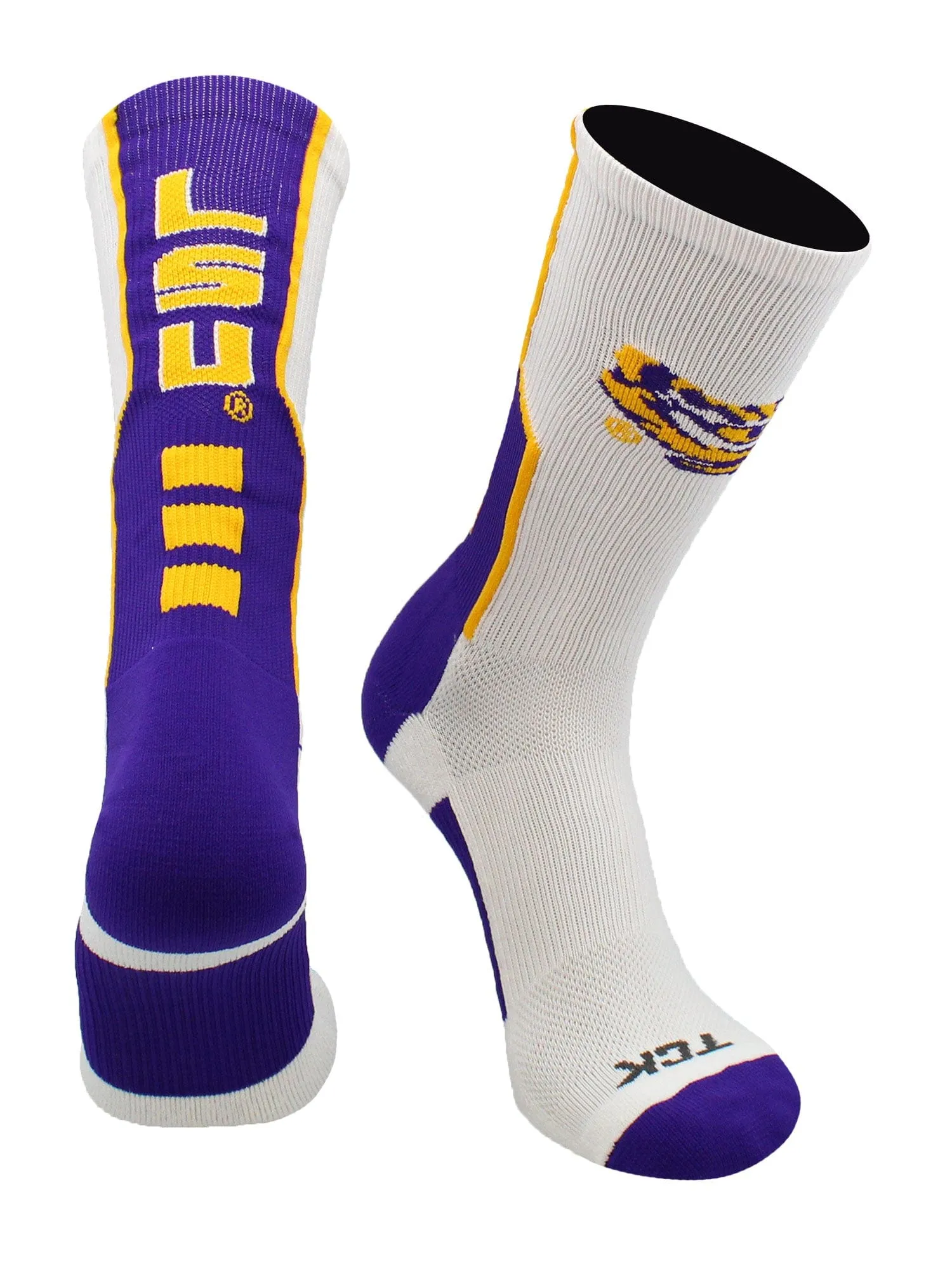 LSU Tigers Perimeter Crew Socks