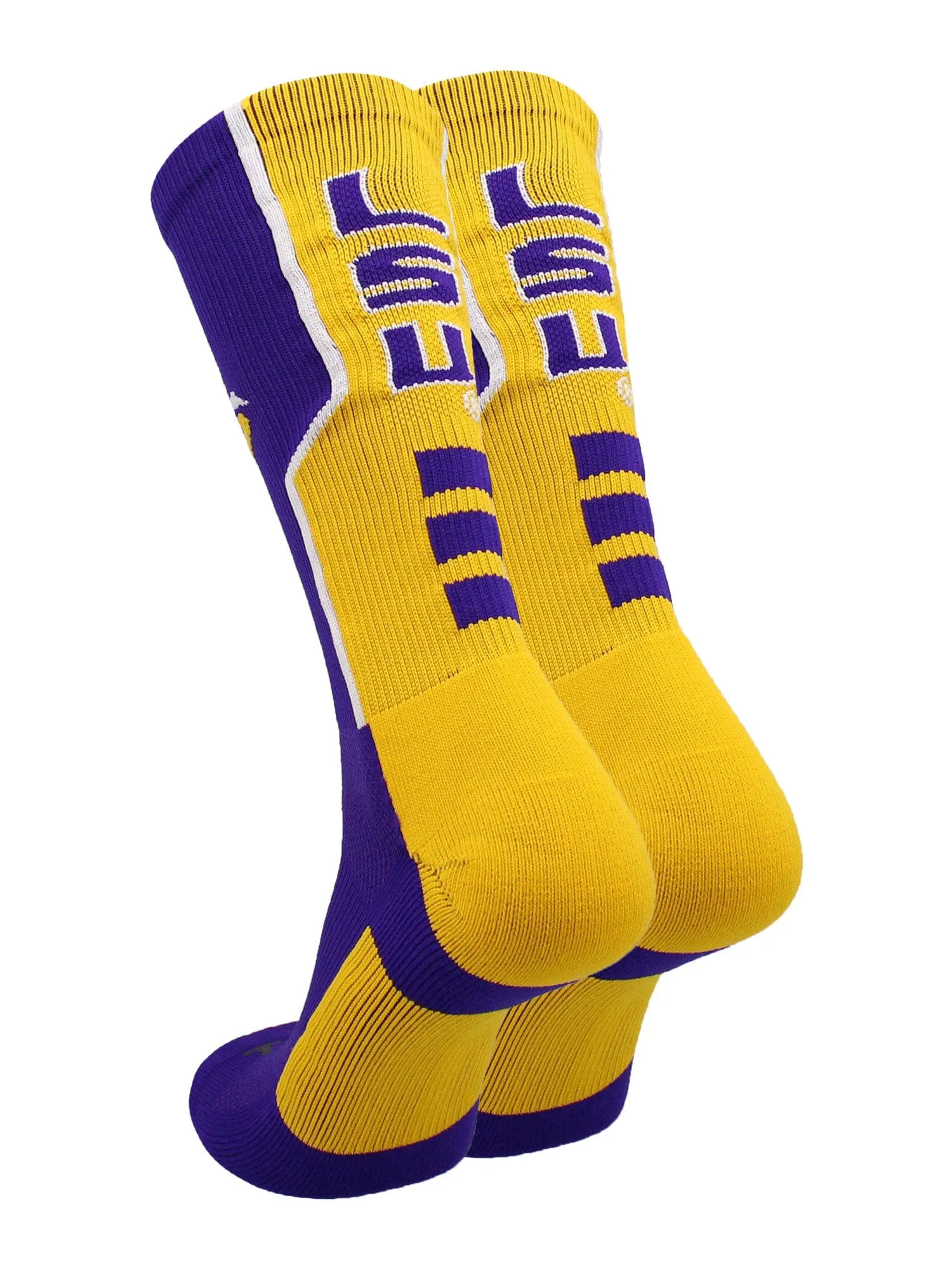 LSU Tigers Perimeter Crew Socks