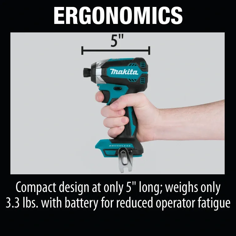 Makita XDT13Z 18V LXT® Lithium‑Ion Brushless Cordless Impact Driver (Tool Only)