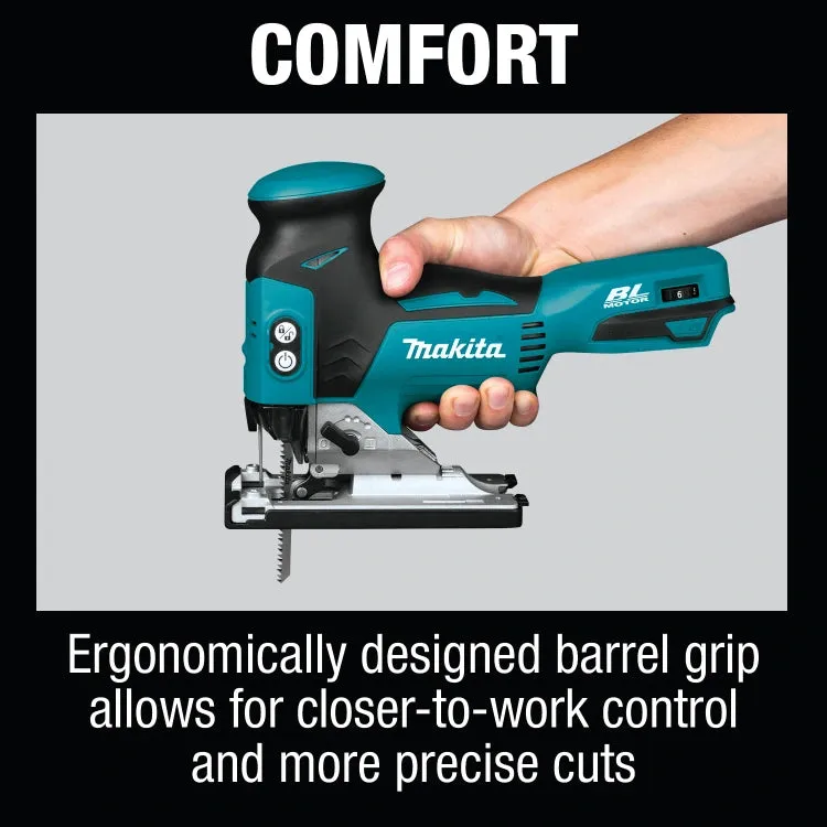 Makita XVJ01Z 18V LXT® Lithium-Ion Brushless Cordless Barrel Grip Jig Saw (Tool Only)