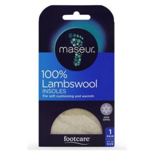 Maseur Footcare Lambswool Insoles