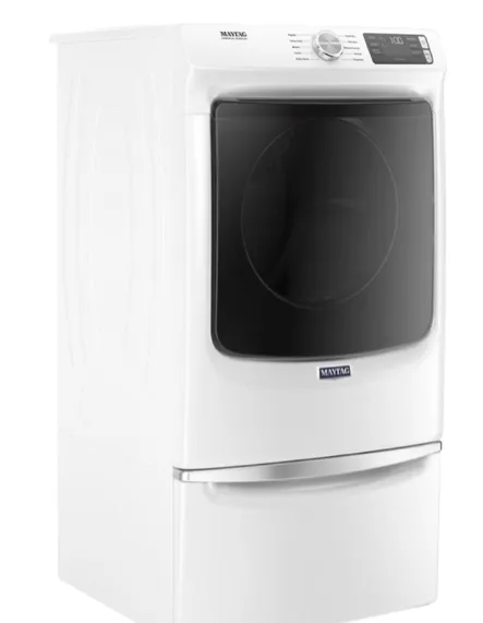 Maytag - 7.3 Cu. Ft. Stackable Gas Dryer with Extra Power Button - White