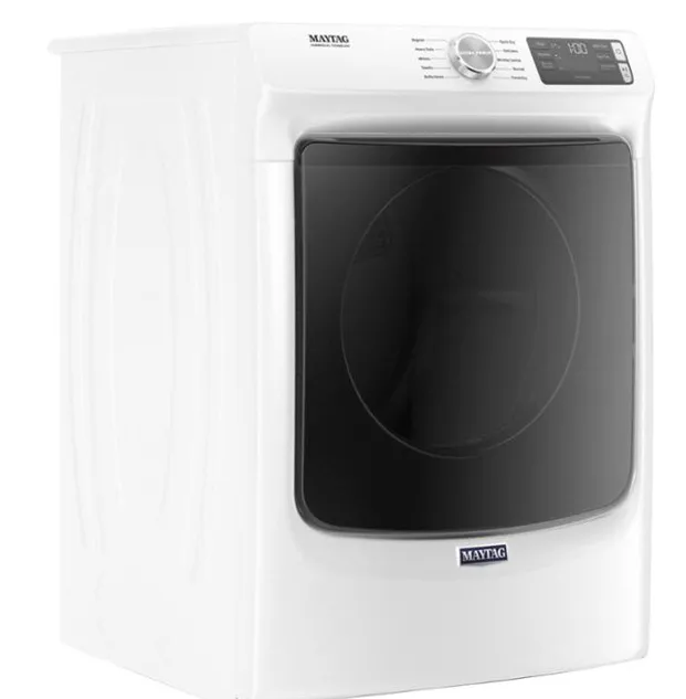 Maytag - 7.3 Cu. Ft. Stackable Gas Dryer with Extra Power Button - White