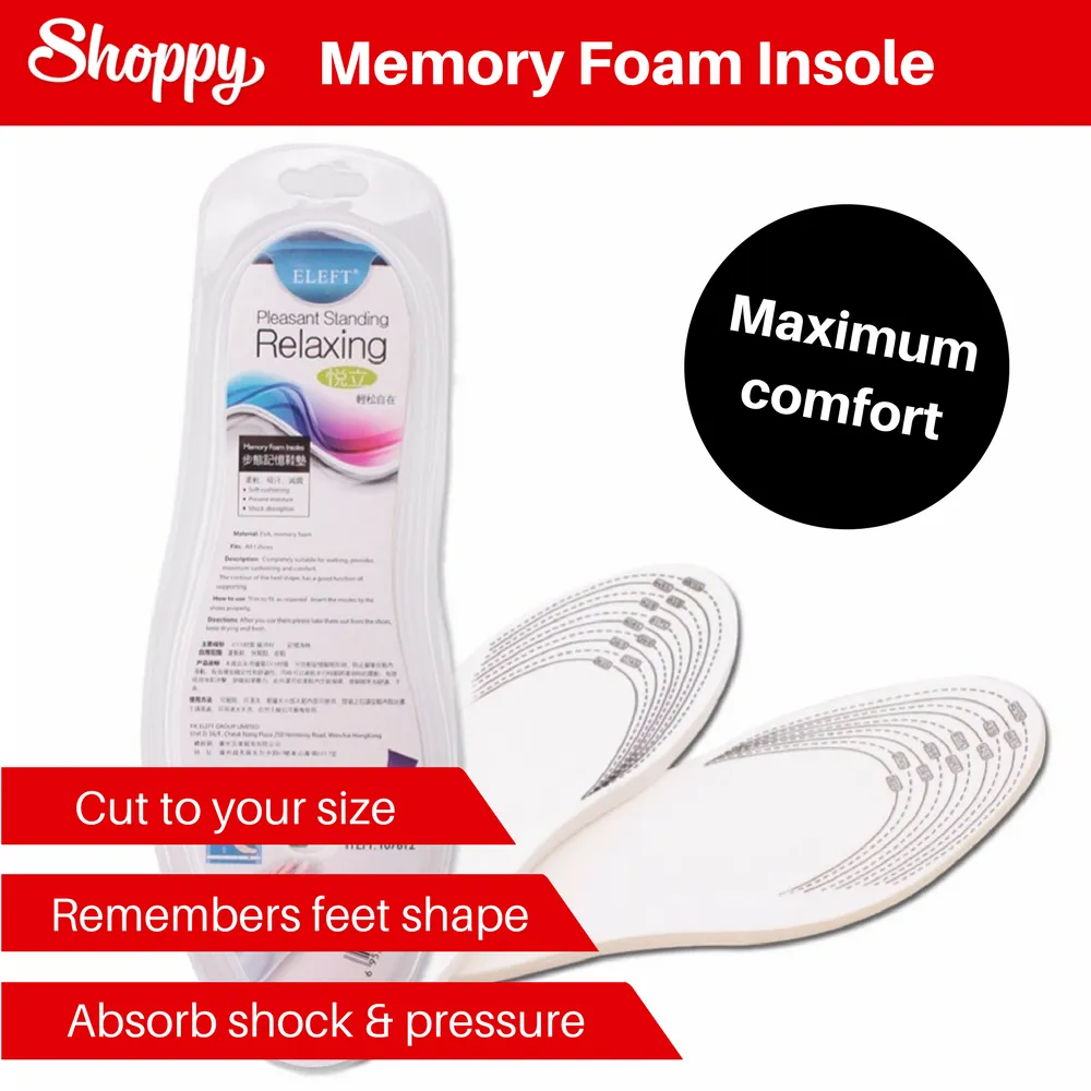 Memory Foam Insoles (1 Pair)