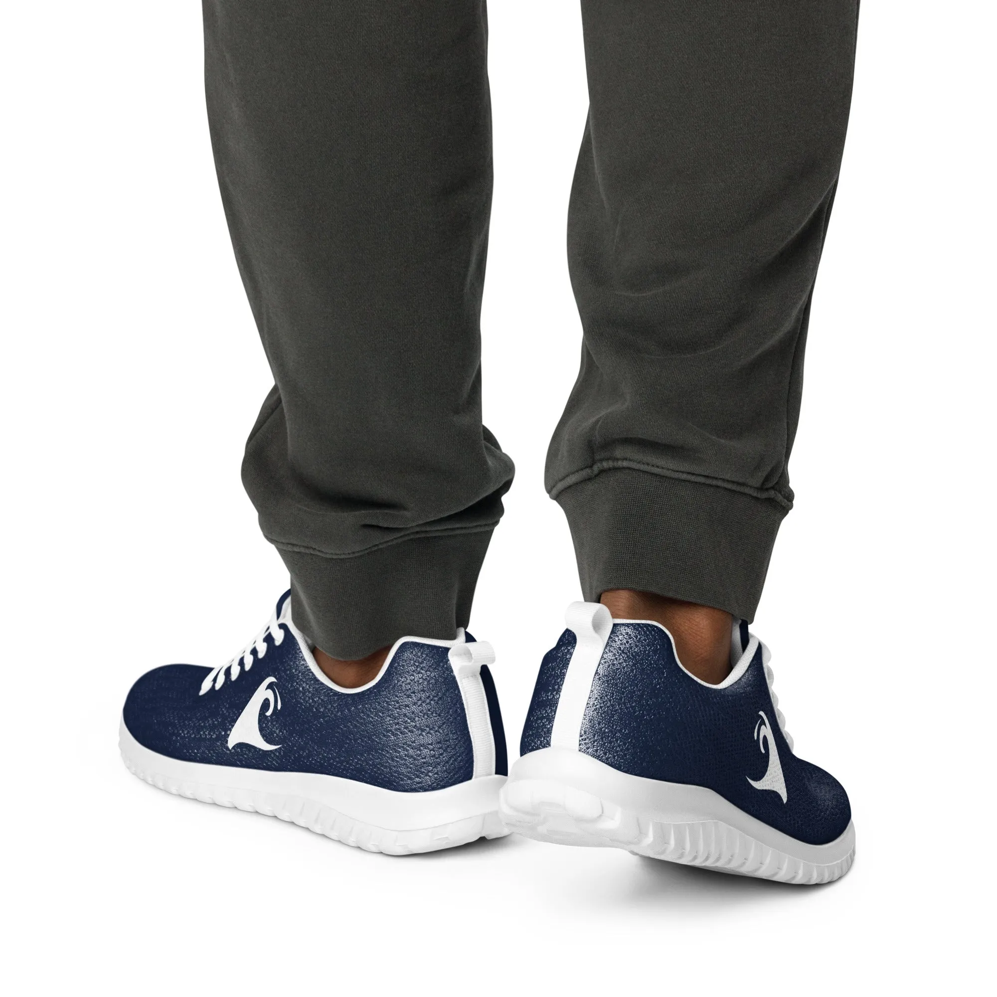 Men’s Navy Blue Athleisure Shoes with Extremely Stoked Epic Wave Logo