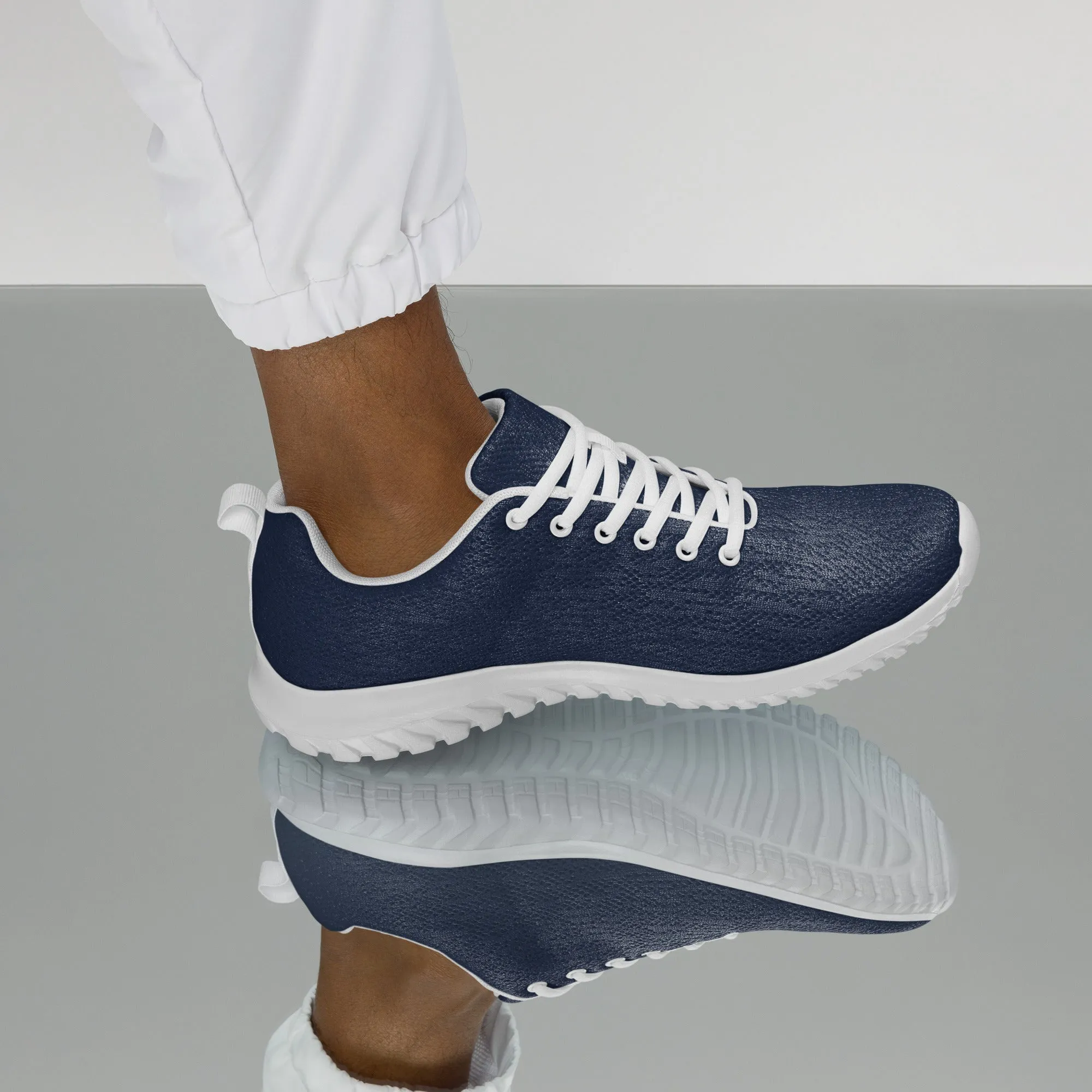 Men’s Navy Blue Athleisure Shoes with Extremely Stoked Epic Wave Logo